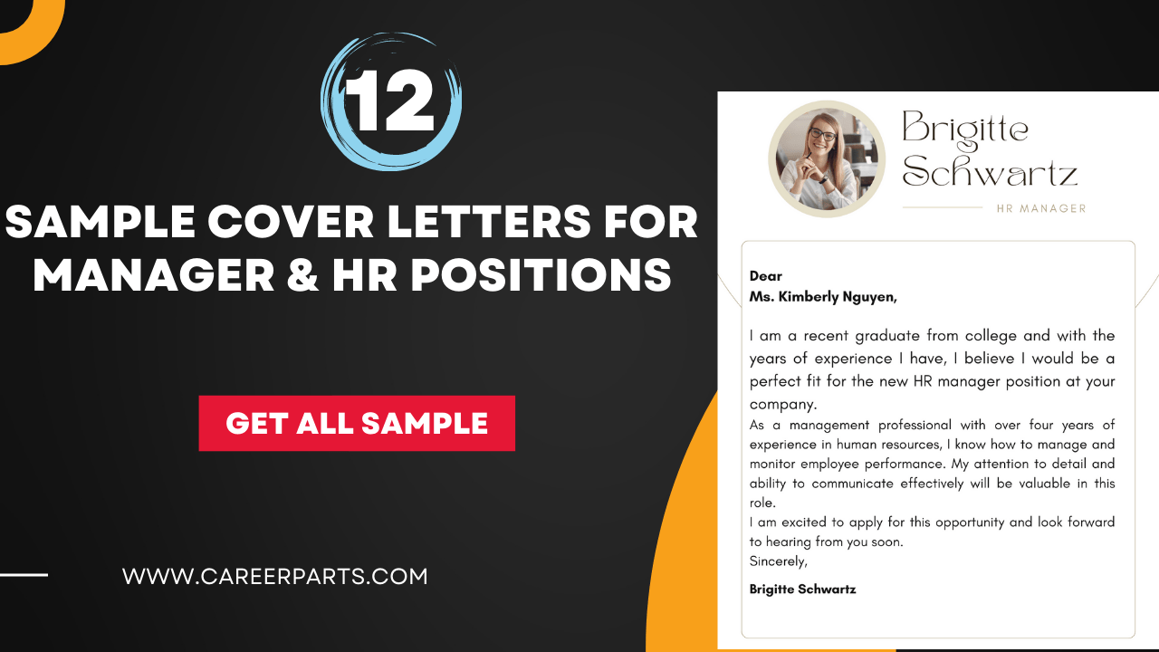 Sample Cover Letters for HR Positions & Manager
